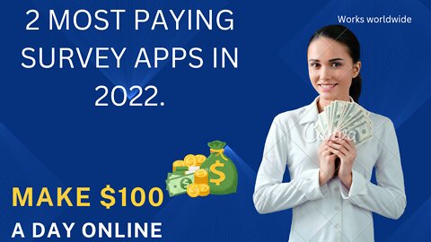 Easiest way to make $1 every 30seconds by completing surveys.