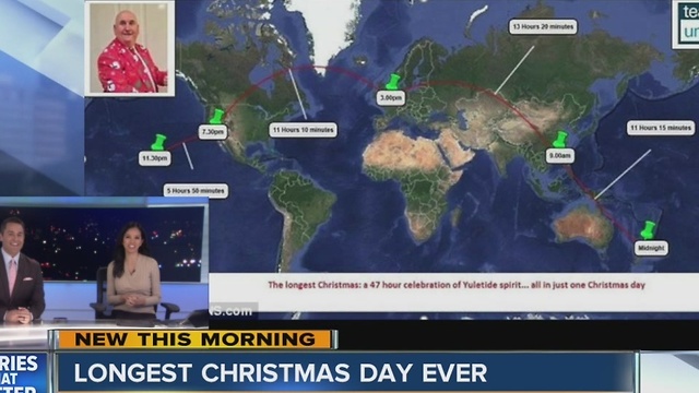 The longest Christmas Day ever