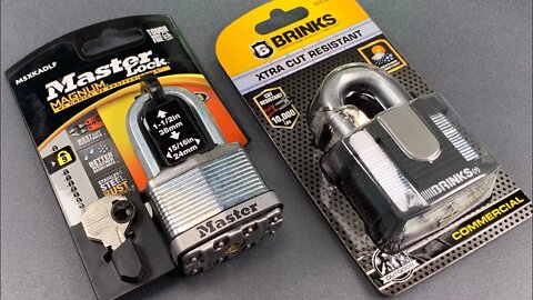 [952] Master Lock vs. Brinks — 50mm Laminated Steel Padlocks