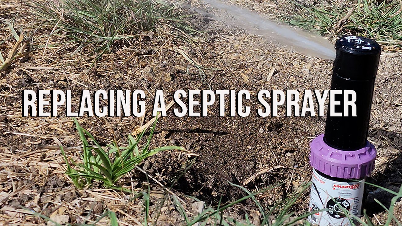 Replacing a Broken Septic Sprinkler