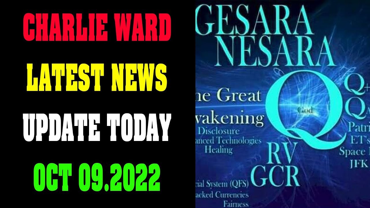 CHARLIE WARD LATEST NEWS UPDATE TODAY OCT 09.2022 !!! - TRUMP NEWS