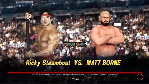 Wrestlemania 1 - Part 3 - Ricky Steamboat vs Matt Borne