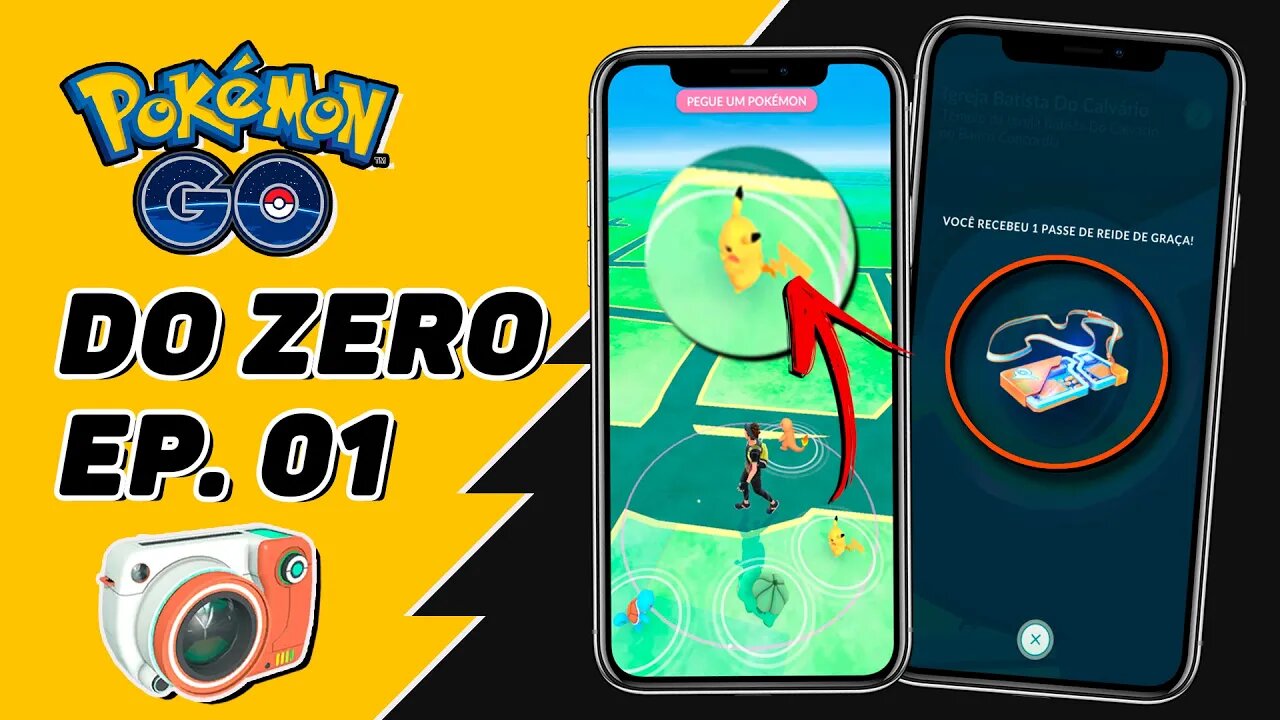 TUDO SOBRE POKÉMON GO! COMEÇANDO A JOGAR DO ZERO! PIKACHU COMO INICIAL! EP. 01