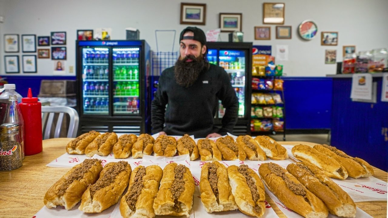 TRYING TO BREAK A 12 YEAR CHILLI HOT DOG EATING RECORD IN SOUTH CAROLINA | BeardMeatsFood