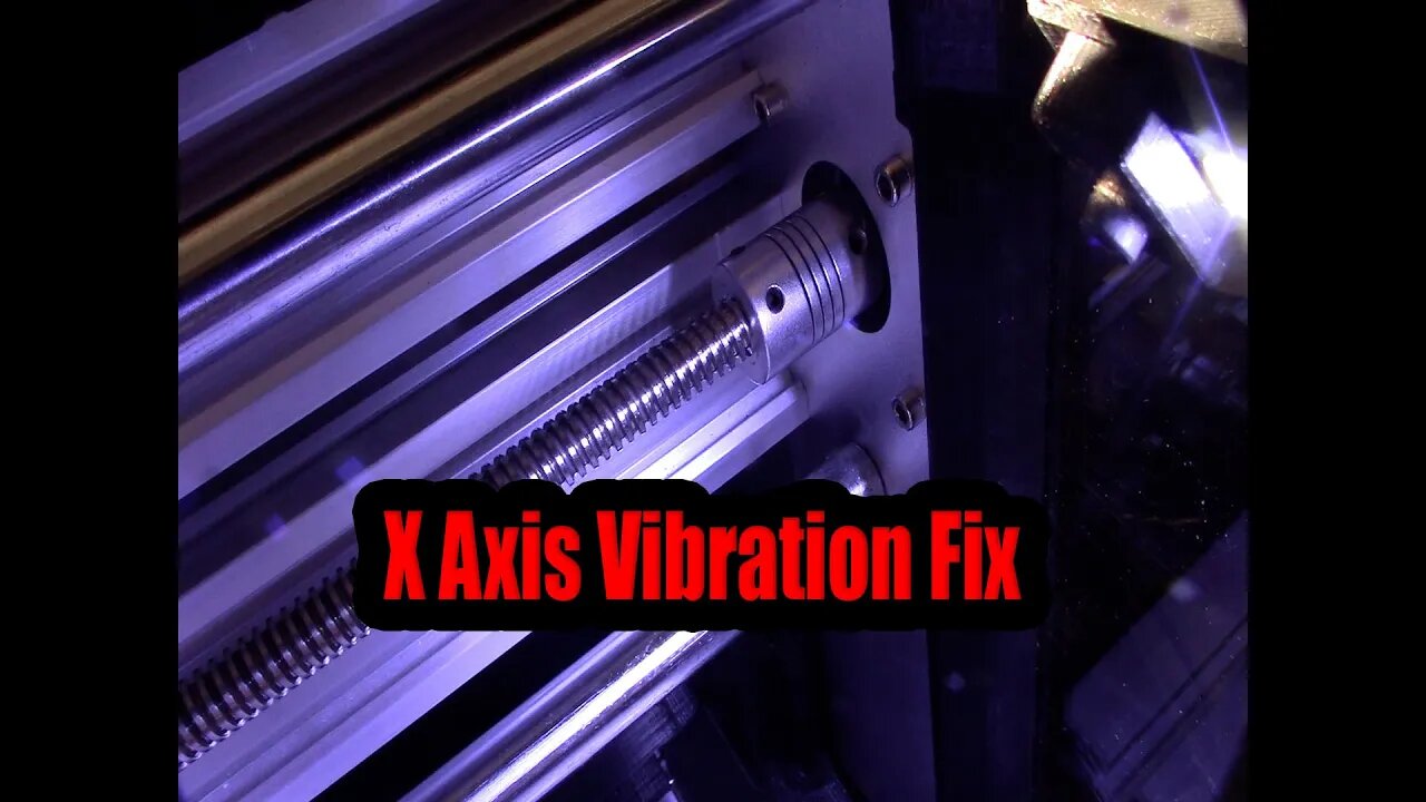 3018 CNC X axis Noise Reduction, Reduce Vibration Fix Endmill Chatter Solid Coupler upgrade