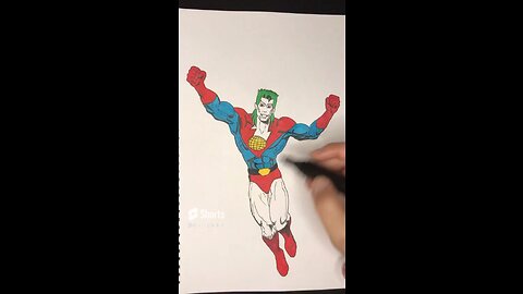 Drawing Captain Planet