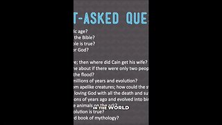 Gen 3 attack questions-- Ken Ham