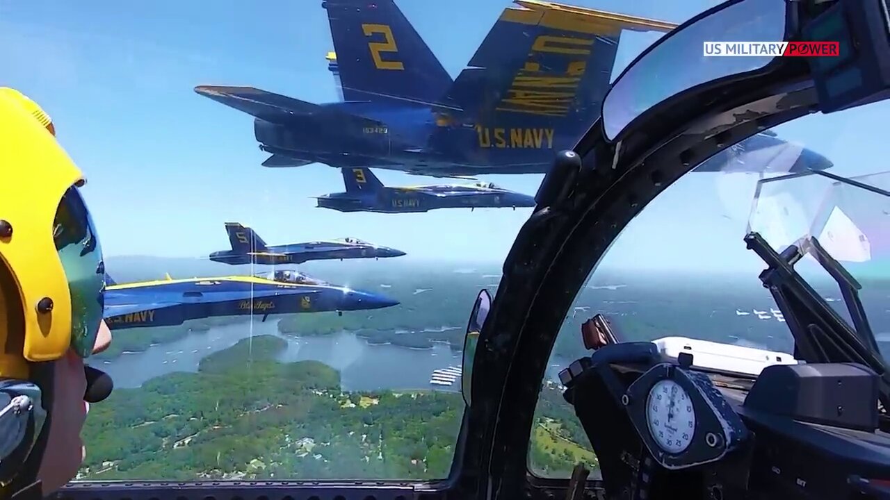 This Blue Angels flying is Terrifying and Amazing Blue Sky