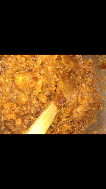 Homemade caramel sauce over sweet potatoes