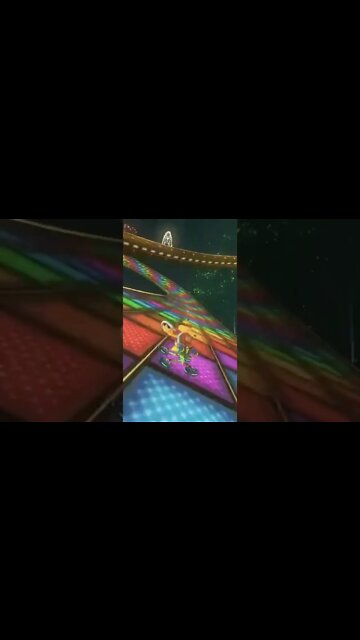 Perfect Rainbow Road 200cc Race #mariokart #mariokart8deluxe #mariokart8