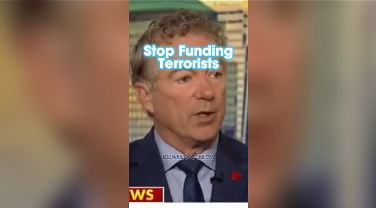 Rand Paul: The United States is Funding Terrorist Groups in The Middle East - 10/11/23