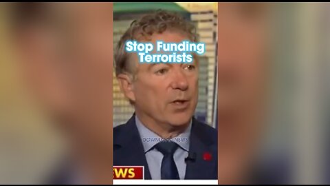 Rand Paul: The United States is Funding Terrorist Groups in The Middle East - 10/11/23