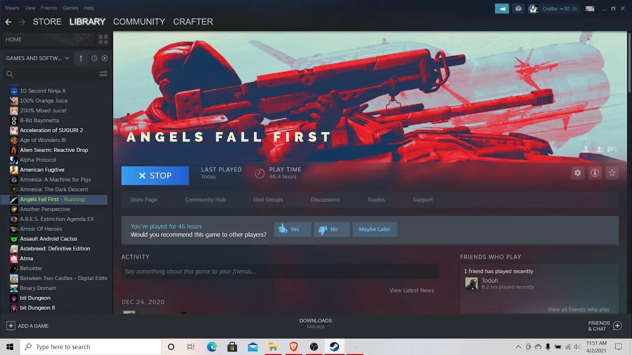 This is the Angels Fall First Stream