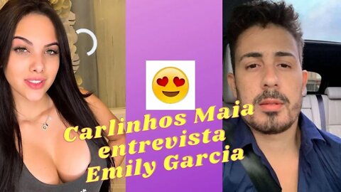 Carlinhos Maia entrevista Emily Garcia