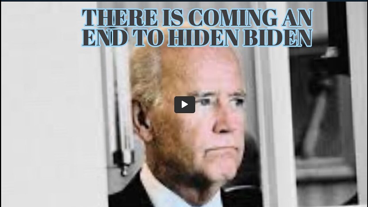 Julie Green subs THERE IS COMING AN END TO HIDEN BIDEN May 18