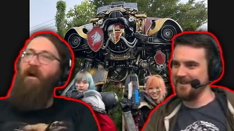 Tom and Ben react to Imperial Knight statue