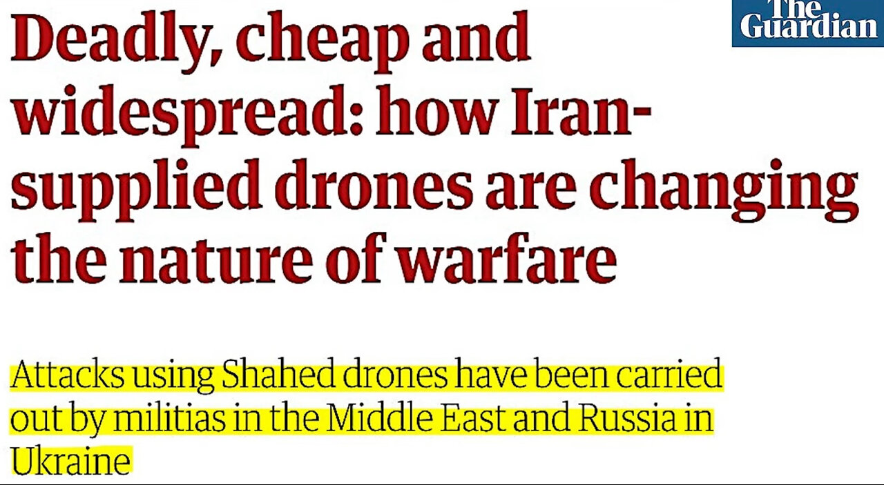 o: Iran produces $20k low tech cheap drones beat US advance $1,000k missiles