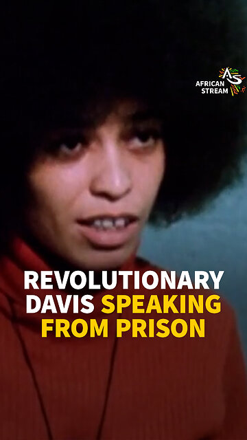 REVOLUTIONARY DAVIS SPEAKING FROM PRISON
