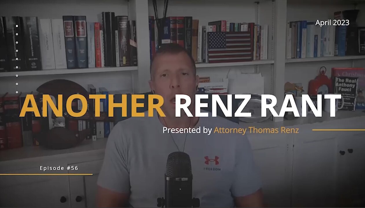 Tom Renz | MRNA Food and Pedophiles