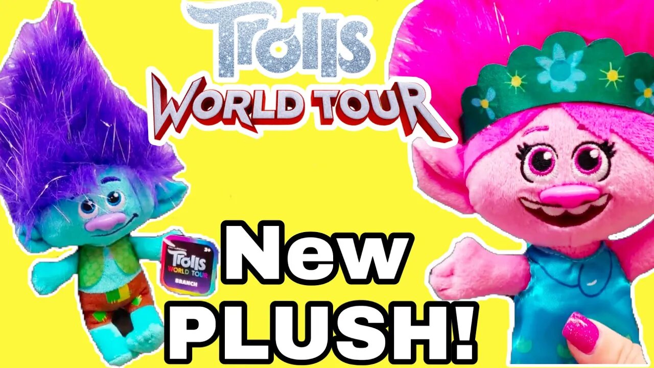 TROLLS WORLD TOUR Movie Plush (New!)