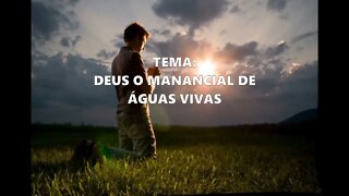 755- Porção Diária e Oração: Deus O Manancial das Águas Vivas