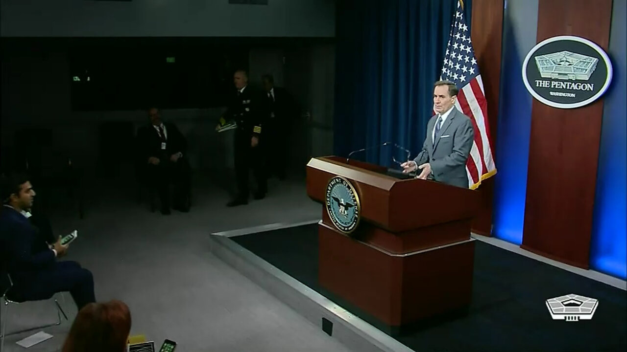 Pentagon Press Secretary Holds Briefing