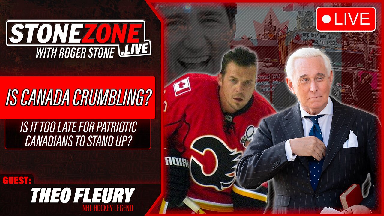 Is CANADA CRUMBLING? NHL Hockey Legend Theo Fleury Enters The StoneZONE