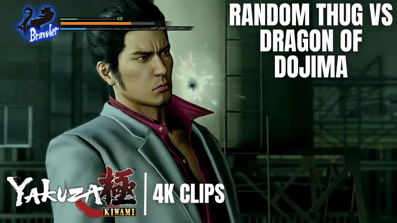 Next Time, Bring A Faster Bullet | Yakuza Kiwami 4K Clips
