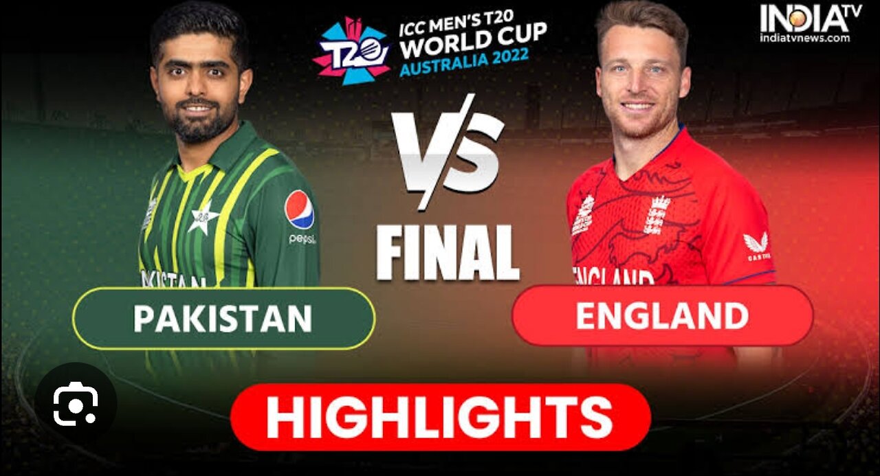 Pakistan vs England ICC T20 world cup final Highlights