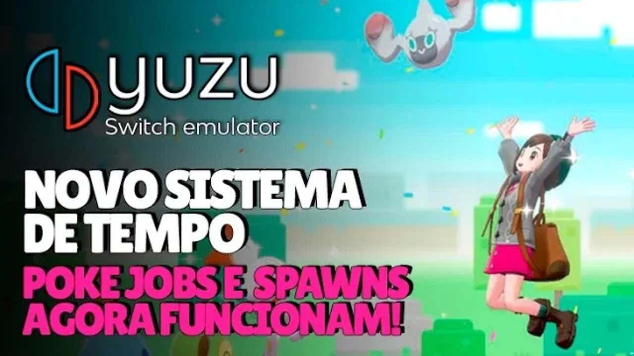 POKE JOBS AGORA FUNCIONAM EM POKÉMON SWORD/SHIELD! | NOVO SISTEMA DE TEMPO NO YUZU