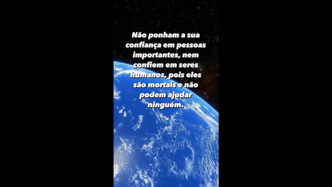 Confiaça só em Deus e pronto !!!