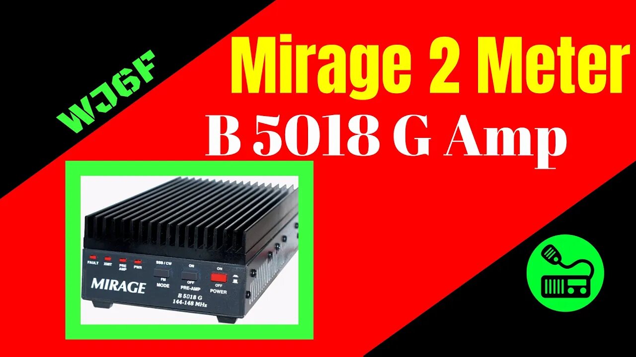 Mirage B 5018 G 2 Meter Amplifier