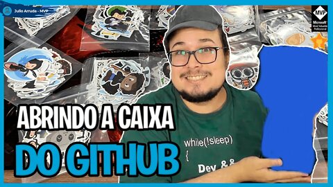 Recebi uma caixa do GitHub | GitHub Stars