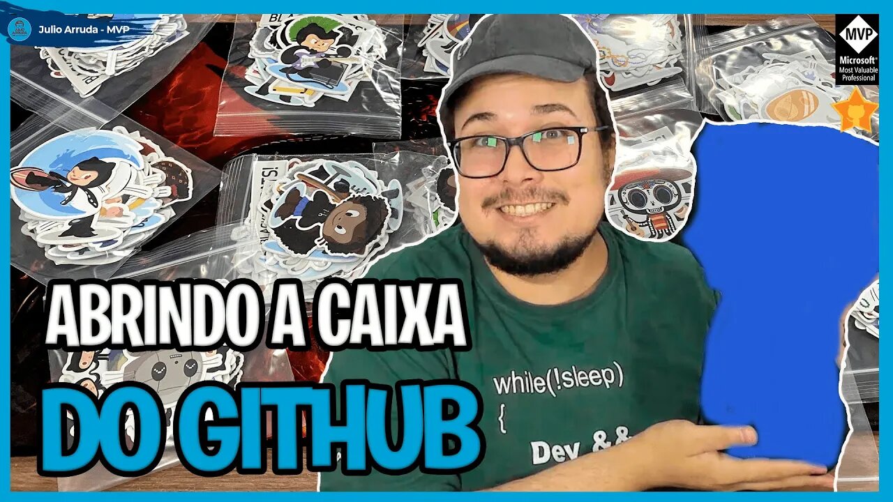 Recebi uma caixa do GitHub | GitHub Stars
