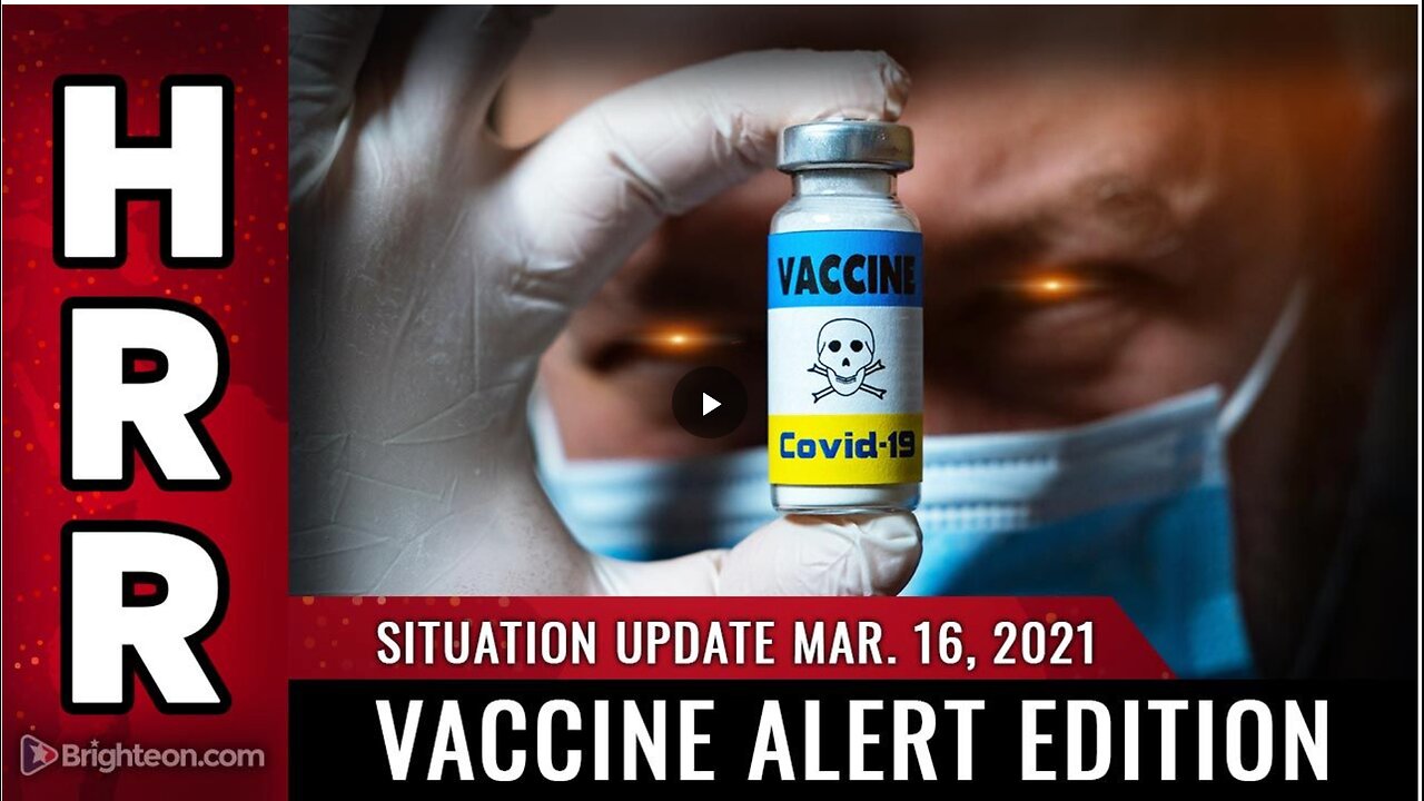 Emergency VACCINE ALERT edition