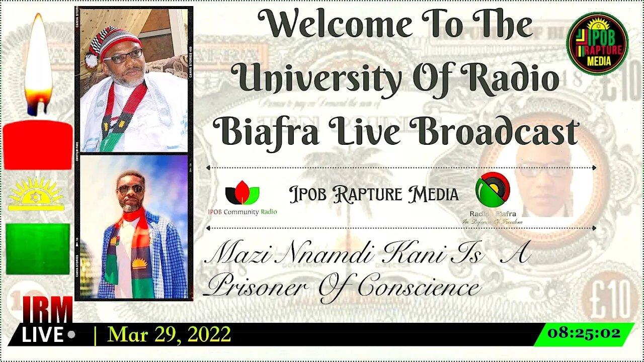 Welcome To The University Of Radio Biafra | Middle-East | Host: Mazi Uchenna Obilo | Mar 29, 2022