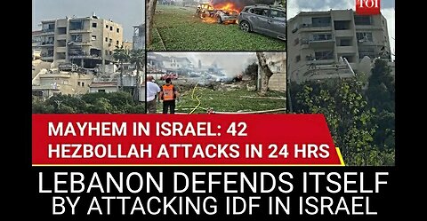 Hezbollah On Warpath: 250+ Rockets Ravage Israel; 6 IDF Bases, Training Camp Under Attack