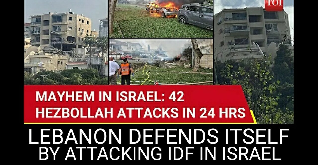 Hezbollah On Warpath: 250+ Rockets Ravage Israel; 6 IDF Bases, Training Camp Under Attack