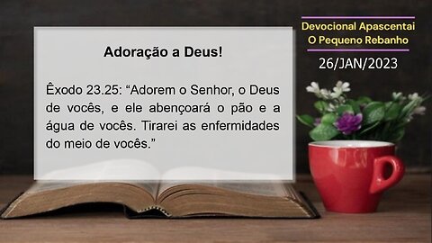 DEVOCIONAL - Adoração a Deus!