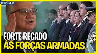 Fachin (TSE) manda forte recado às Forças Armadas