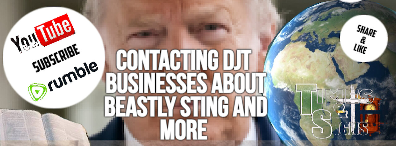 Contacting DJT Businesses about Beastly Sting