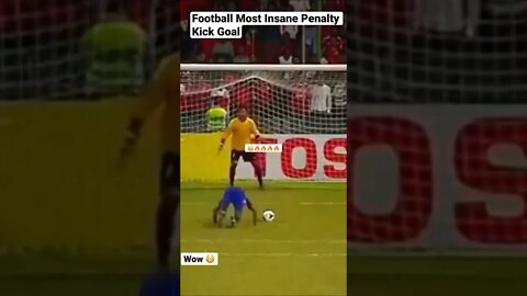 Football Most Insane Penalty Kick Goal #shorts #football #penalty