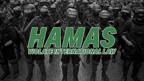 HAMAS BREAKS INTERNATIONAL LAW BY USING A HOSPITAL AS WEAPONS DEPOT AND COMMAND CENTER