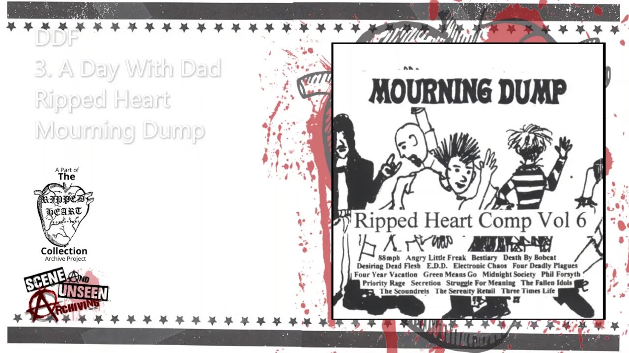 Ripped Heart Prod 💔 Vol. 6 Mourning Dump 💿 2002 💿 Michigan Underground Punk, Hardcore, Metal, Rock