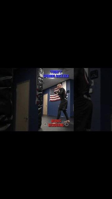 Heroes Training Center | Kickboxing & MMA "How To Throw A Front 1 & Spinning Back Kick" | #Shorts
