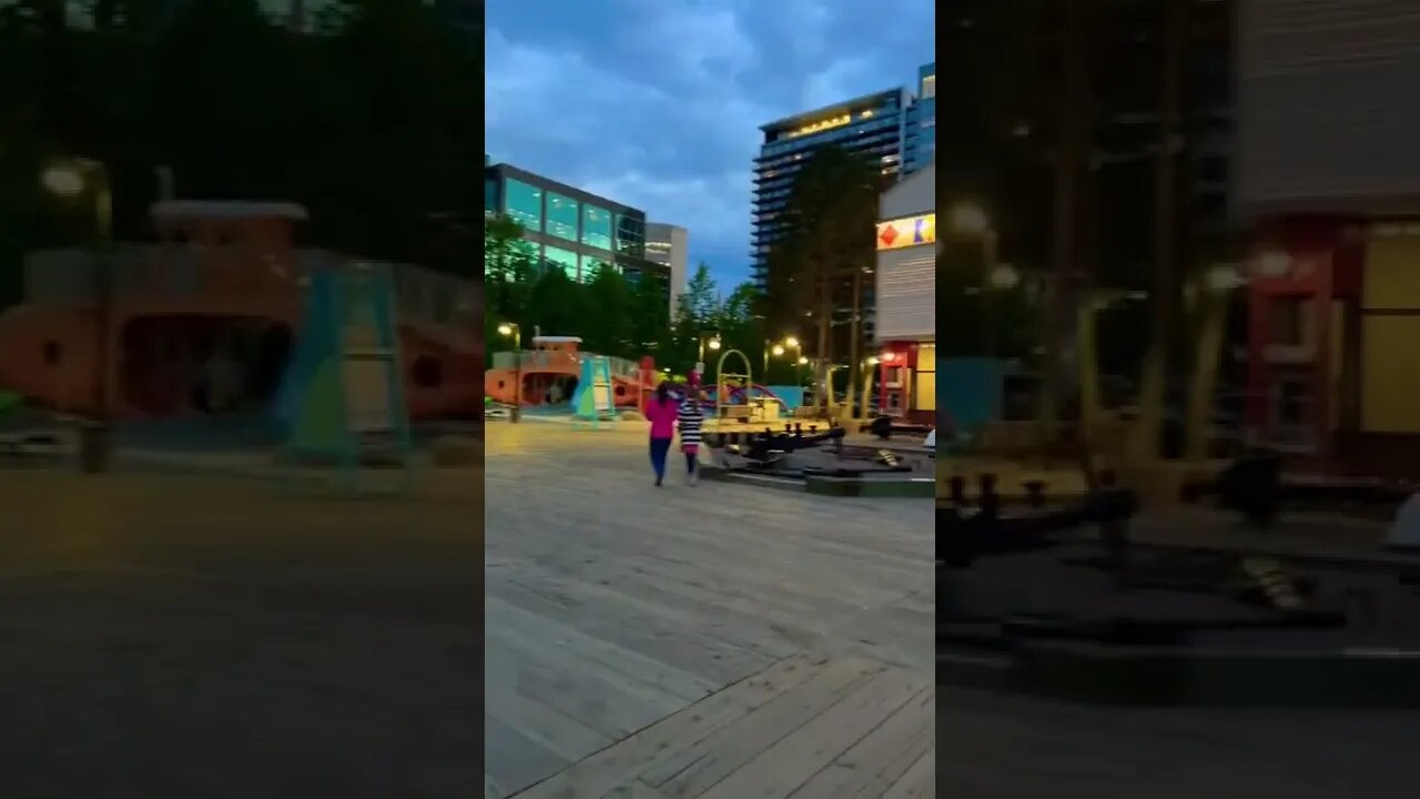 Downtown Halifax Boardwalk in the evening