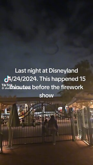 Breaking last night at Disneyland