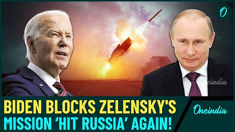 Zelensky’s Moscow Strike Plan Falls Flat: Biden's 'BIG NO' To Ukraine's Attack Deep Inside Russia