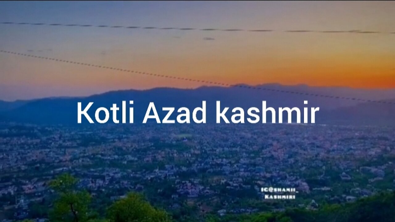 View of kotli city