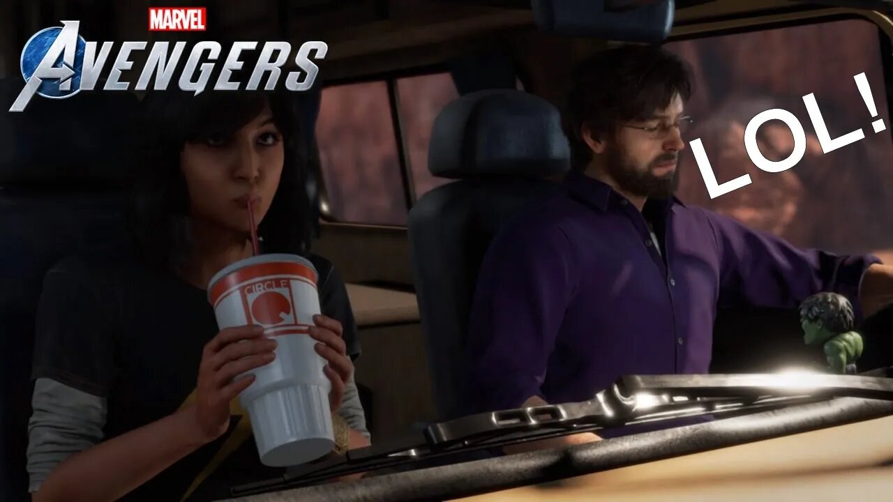 Ms. Marvel and The Hulk Take A Road Trip (Marvel's Avengers - PS4)